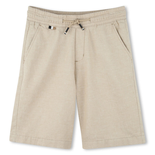 Beige Bermuda Shorts