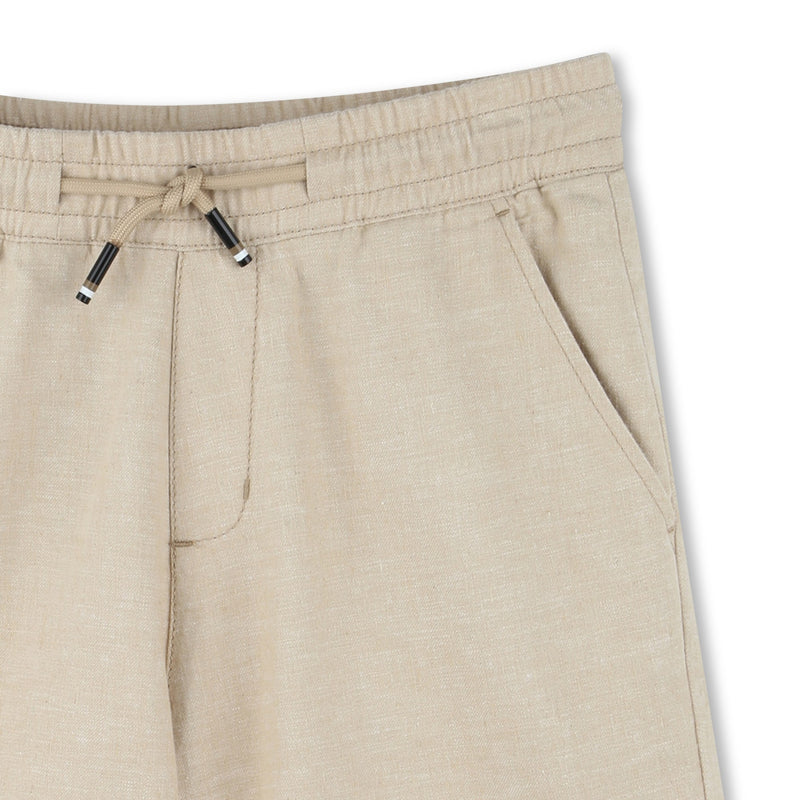 Beige Bermuda Shorts