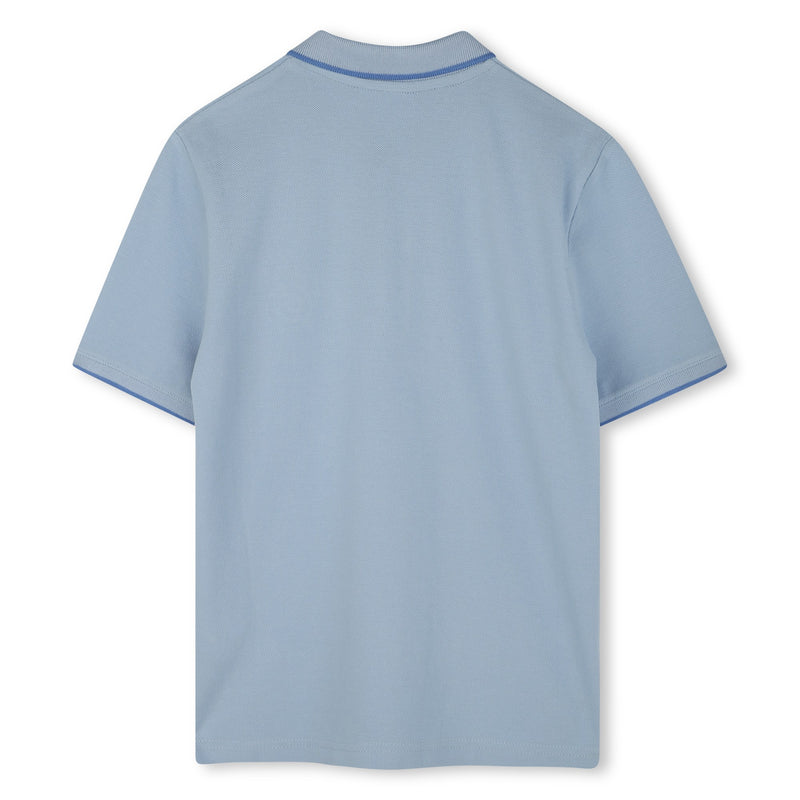 Persian Blue Short Sleeve Polo