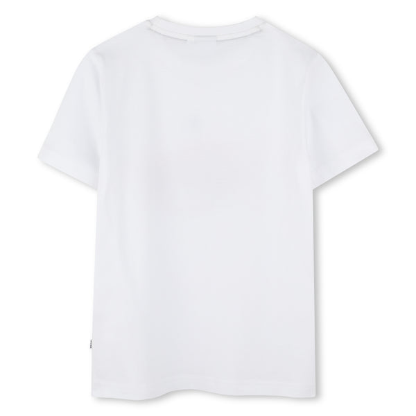 White Short Sleeves Logo T-Shirt