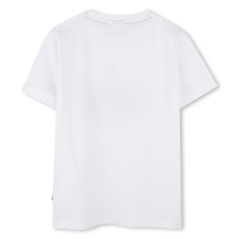 White Short Sleeves Logo T-Shirt