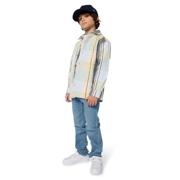 Pale Blue Long Sleeved Shirt