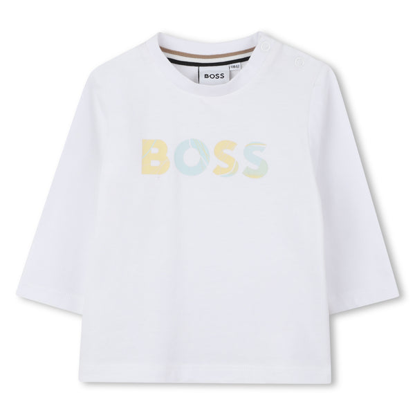 White Long Sleeve Baby T-Shirt