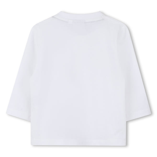White Long Sleeve Baby T-Shirt
