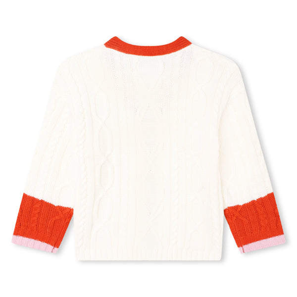 Kenzo Club Ivory Cardigan