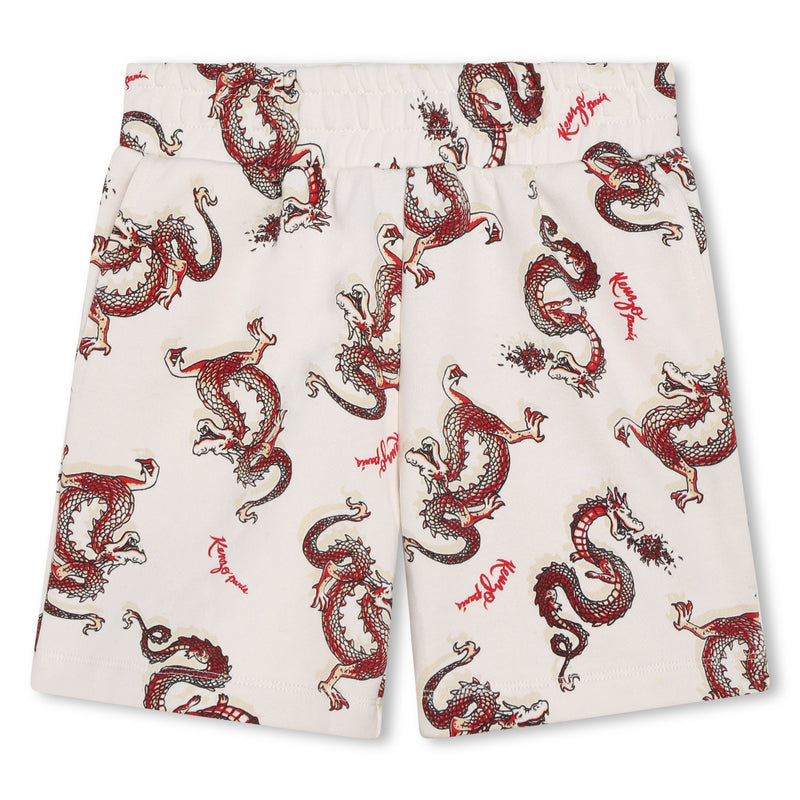 Dragon Print Shorts