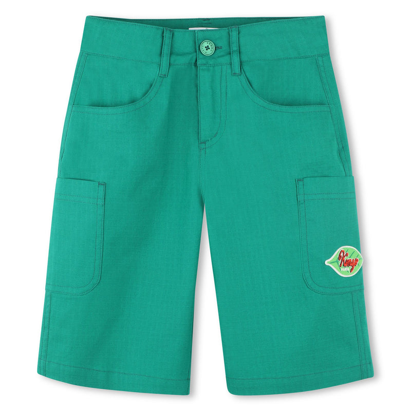 Dark Green Bermuda Shorts