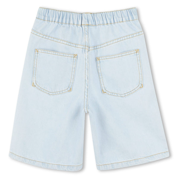 Bleach Denim Bermuda Shorts