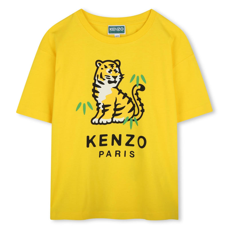 Yellow Tiger Print T-Shirt