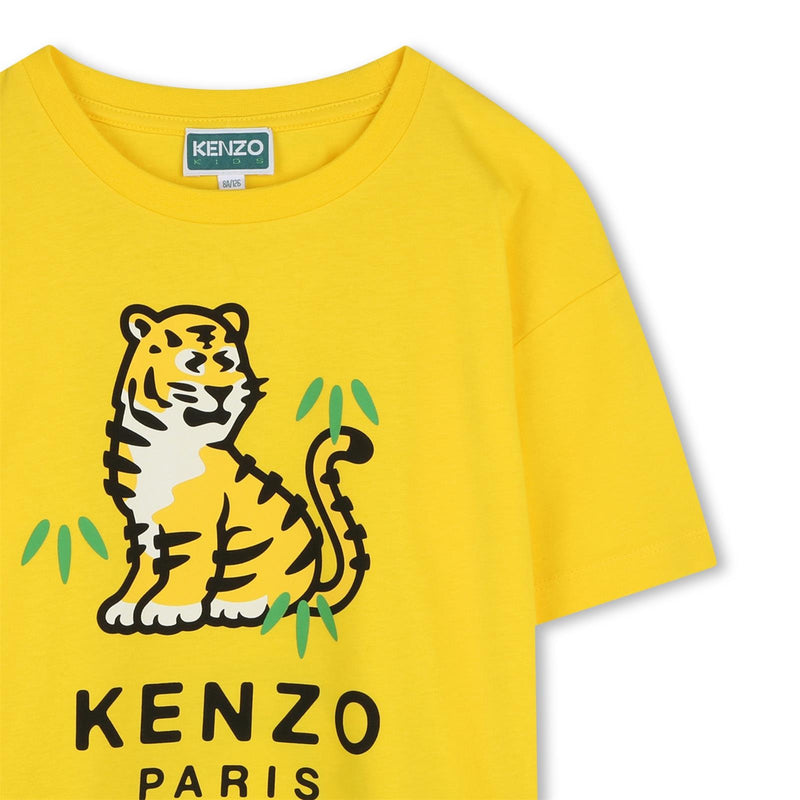 Yellow Tiger Print T-Shirt