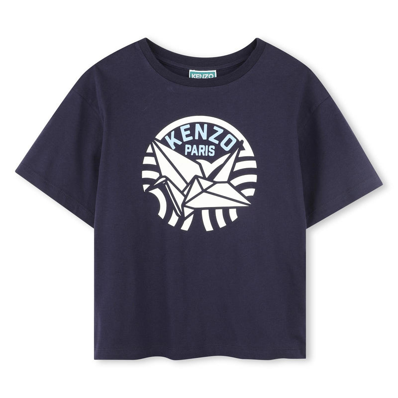 Navy Short Sleeves Tee-Shirt