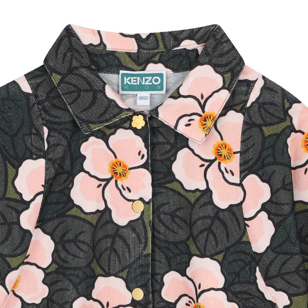Flower Print Long Sleeves Blouse