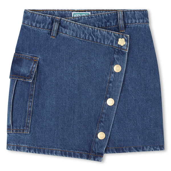 Light Blue Denim Skirt