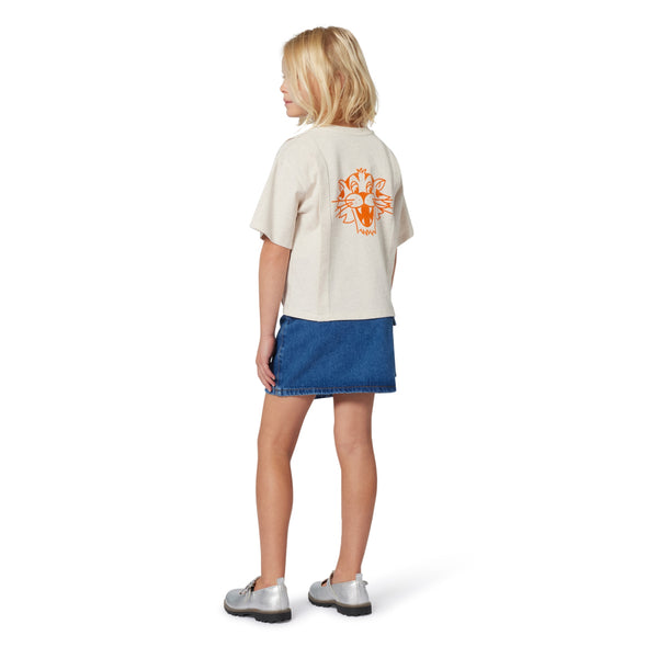 Light Blue Denim Skirt