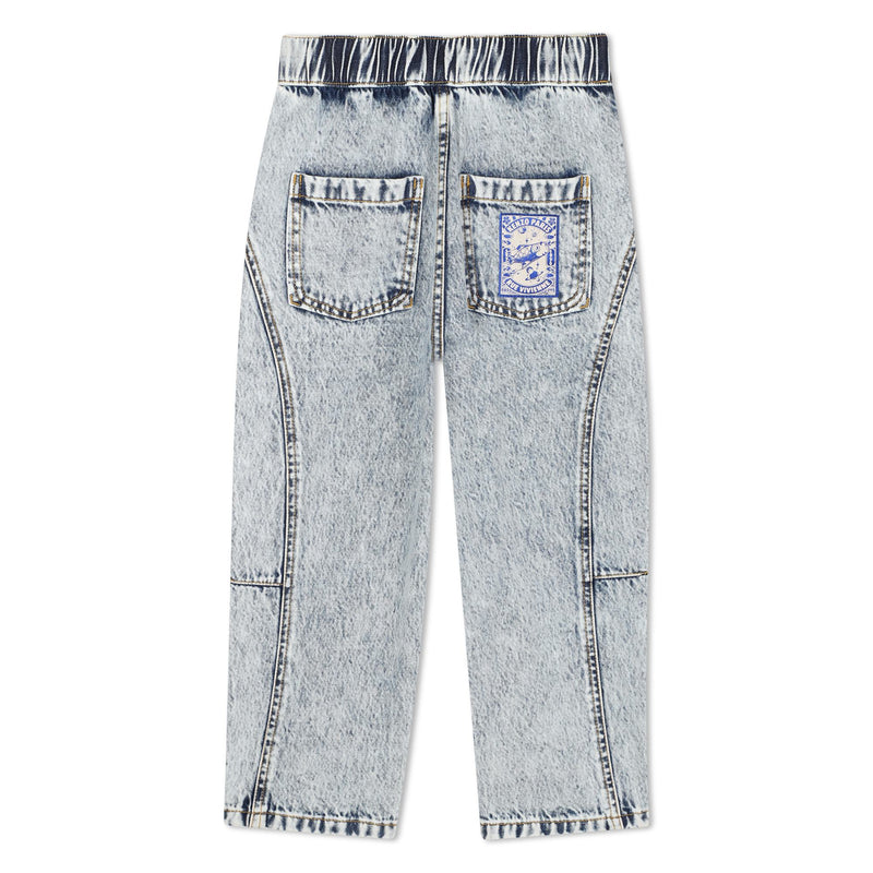 Bleach Denim Trousers