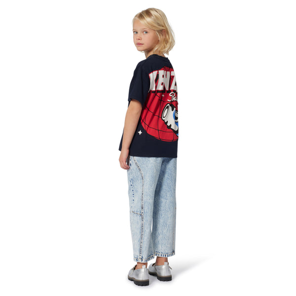 Bleach Denim Trousers