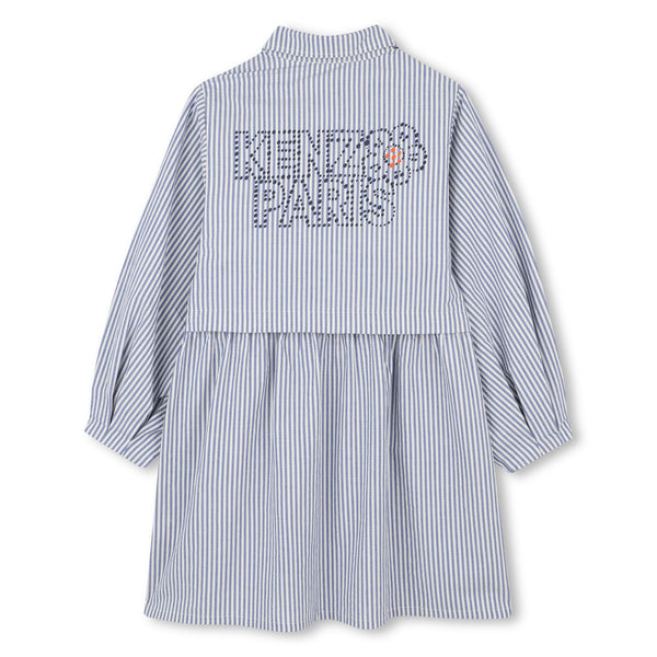 Pale Blue Long Sleeved Dress