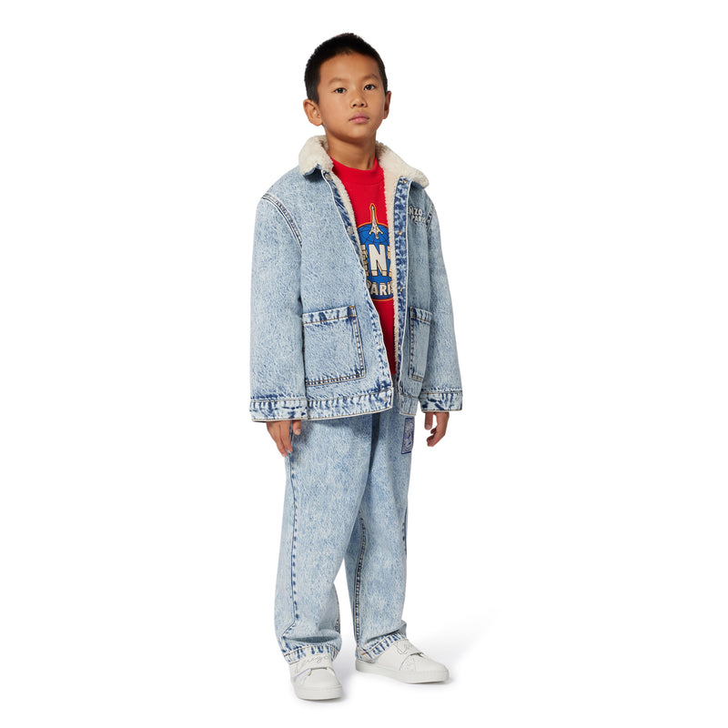 Bleach Denim Trousers