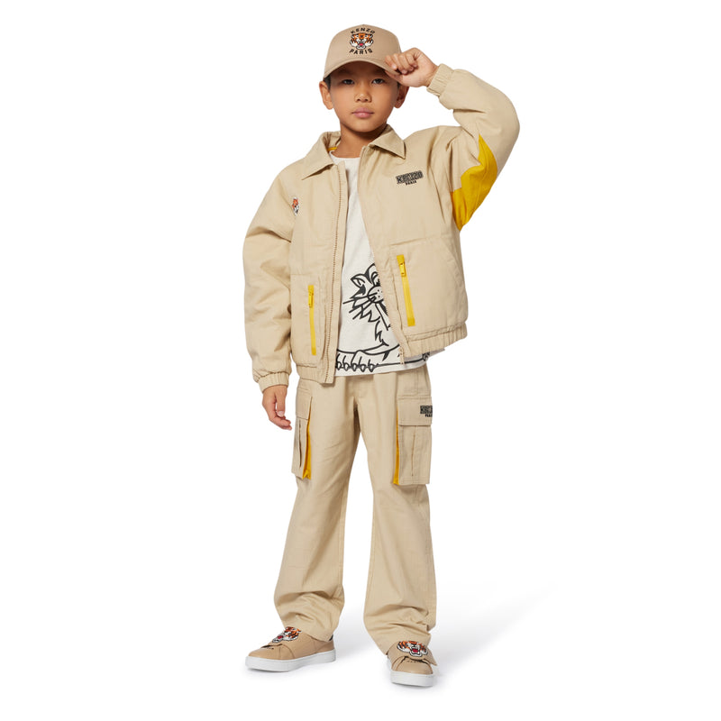 Beige Short Sleeves T-Shirt