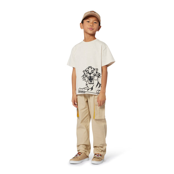 Beige Short Sleeves T-Shirt