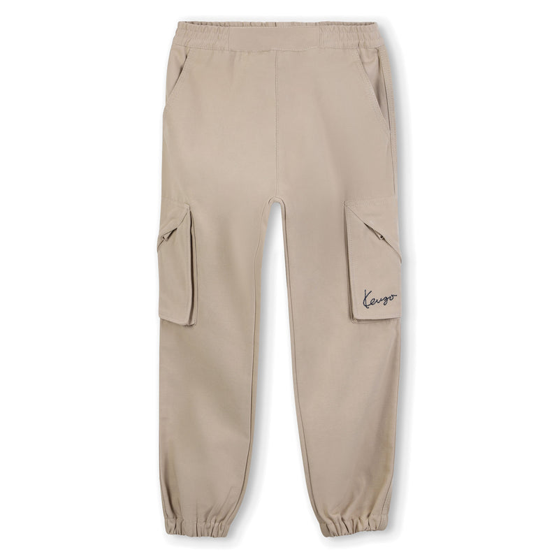Stone Cargo Trousers