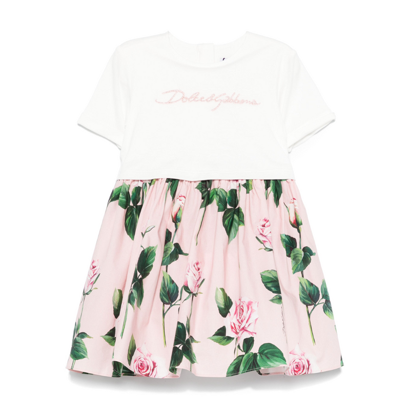 Rose Print Baby Dress