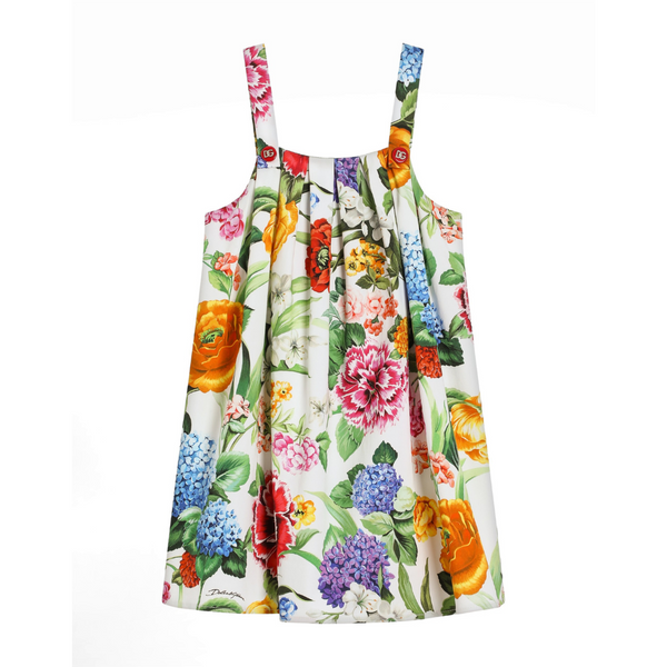 Mix Flowers Sleeveless Dress