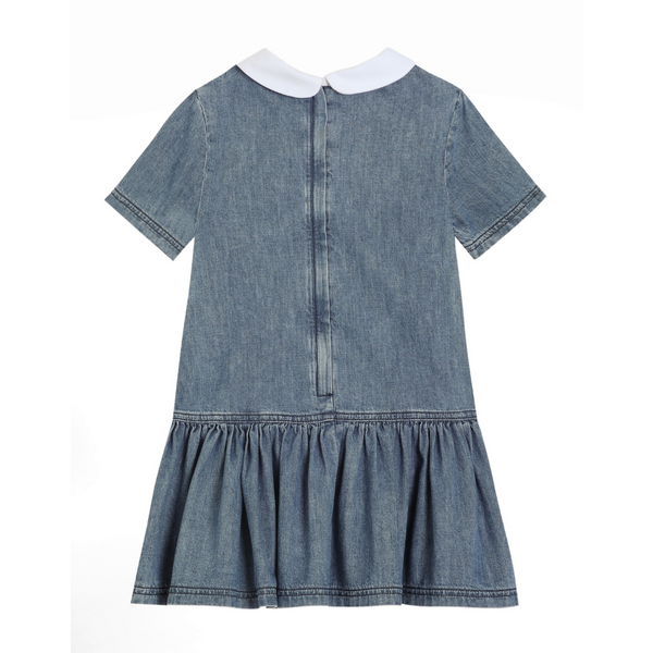 Short Sleeves Denim Dress