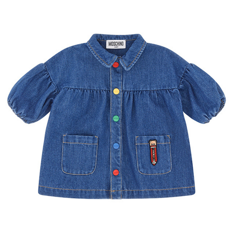 Blue Denim Baby Dress