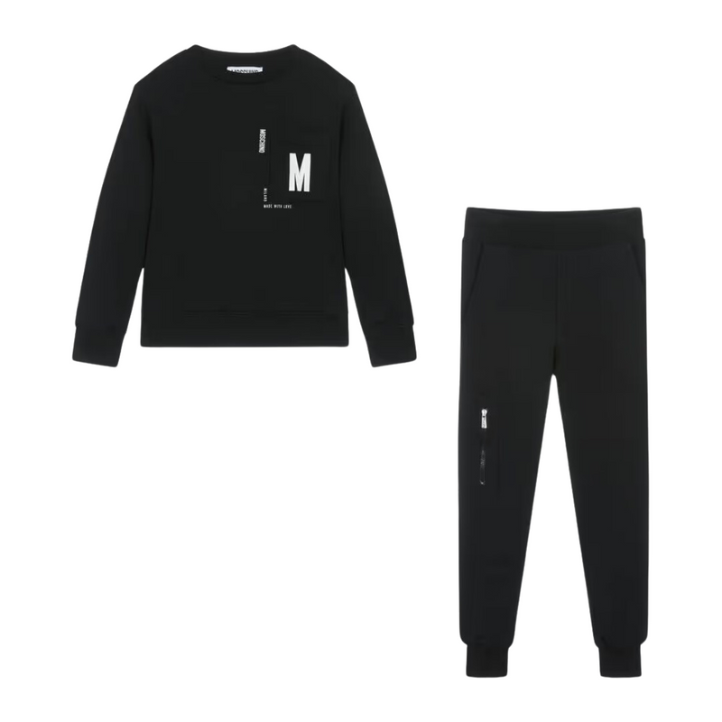 Black Tracksuit Set