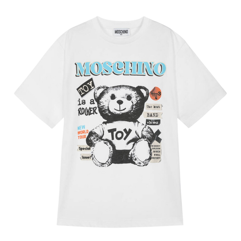 Optical White Bear Toy Maxi T-Shirt