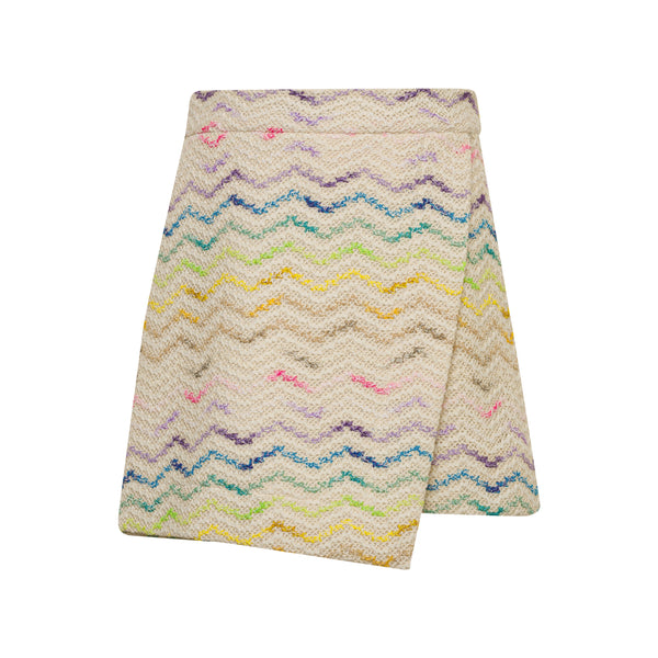 Mulitcolor Zigzag Skirt