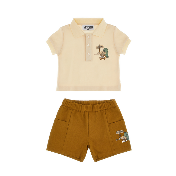 Toy Brown Polo & Shorts