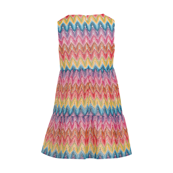 Mulitcolor Zigzag Dress