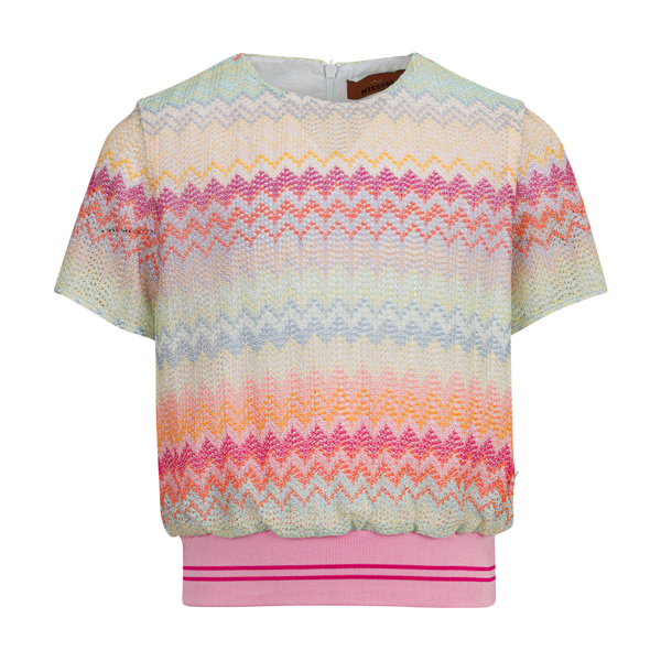 Multicolor Zigzag Top