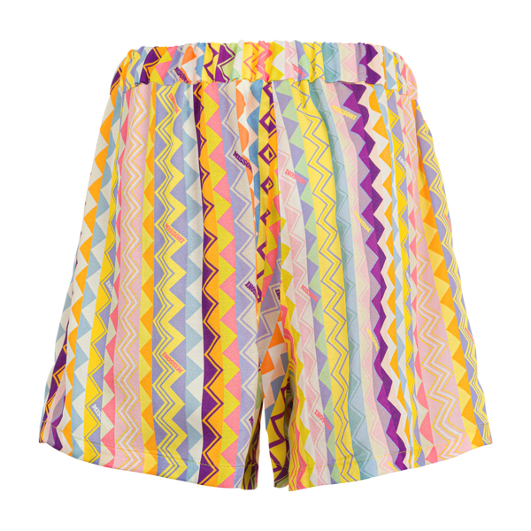 Multicolor Zigzag Shorts