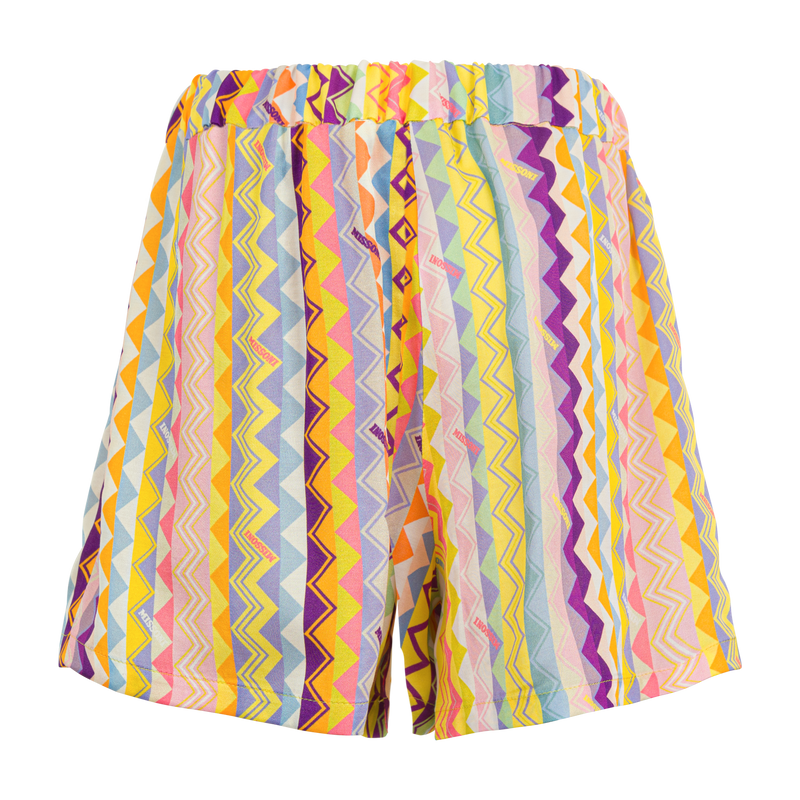 Multicolor Zigzag Shorts