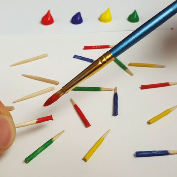 Paint set with Brushes (6 colours)