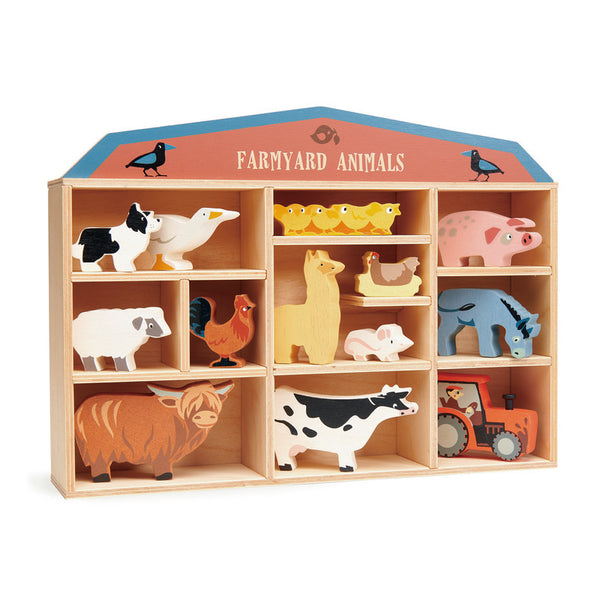 1 piece Farmyard Animals Display Shelf Set