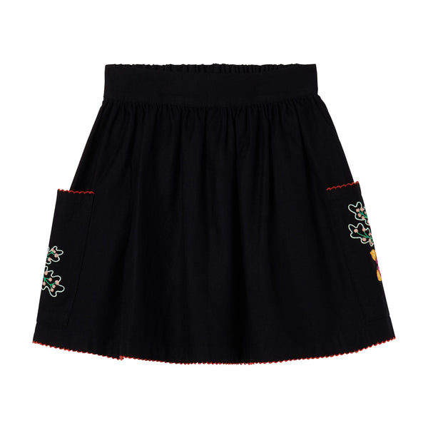 Floral Embroidey Skirt
