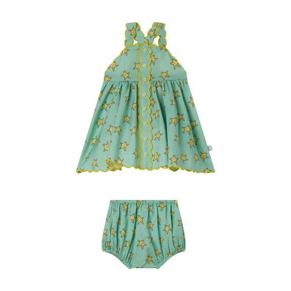 Aqua Green Baby Dress