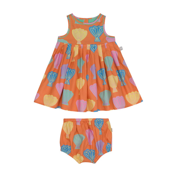 Seashell Print Baby Dress