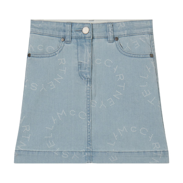 Light Denim Skirt