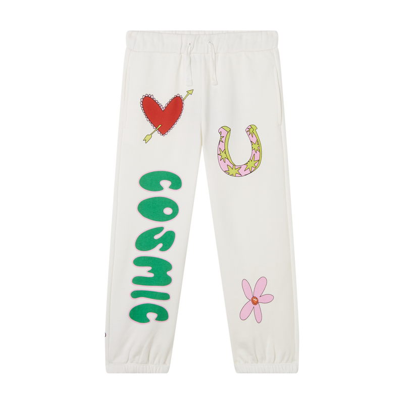 Cosmic Girl White Joggers