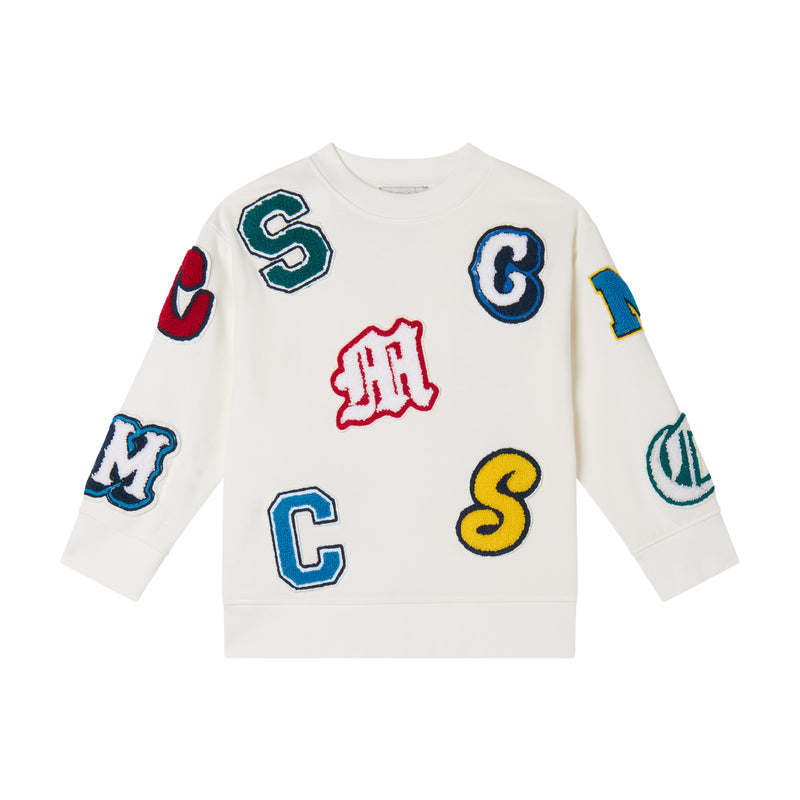 Ivory Letters Sweatshirt