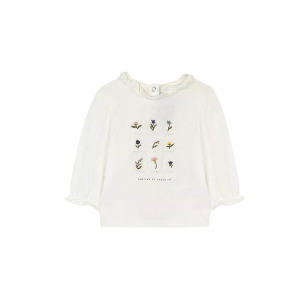 Baby Embroidery Flowers T-Shirt