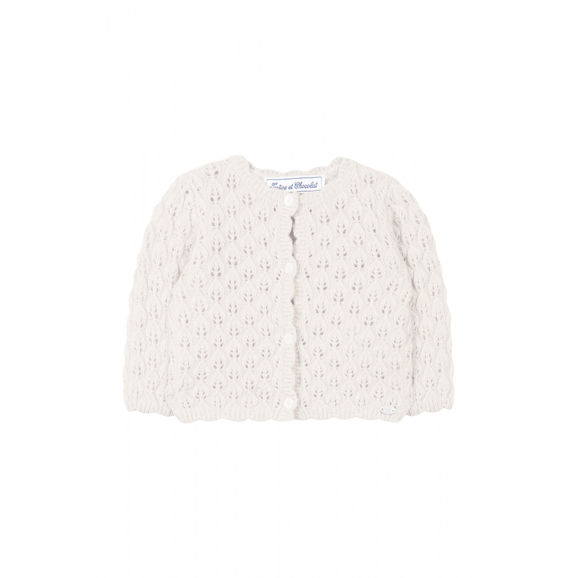 Baby Openwork Knit Cardigan – LM Bambini