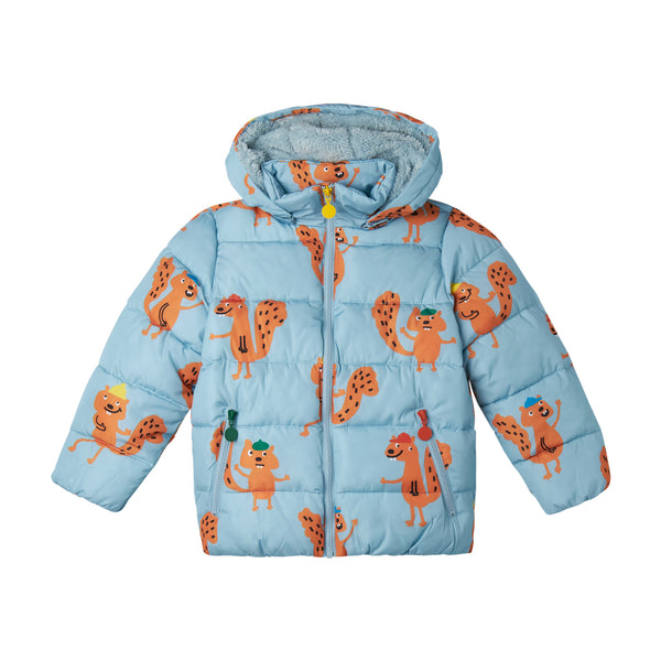 Light Blue Puffer Jacket