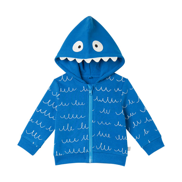 Blue Zip-up Sweatshirt