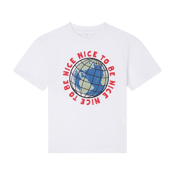 Nice To Be Nice White T-Shirt